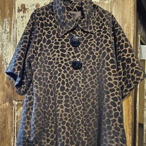Animal print jacket